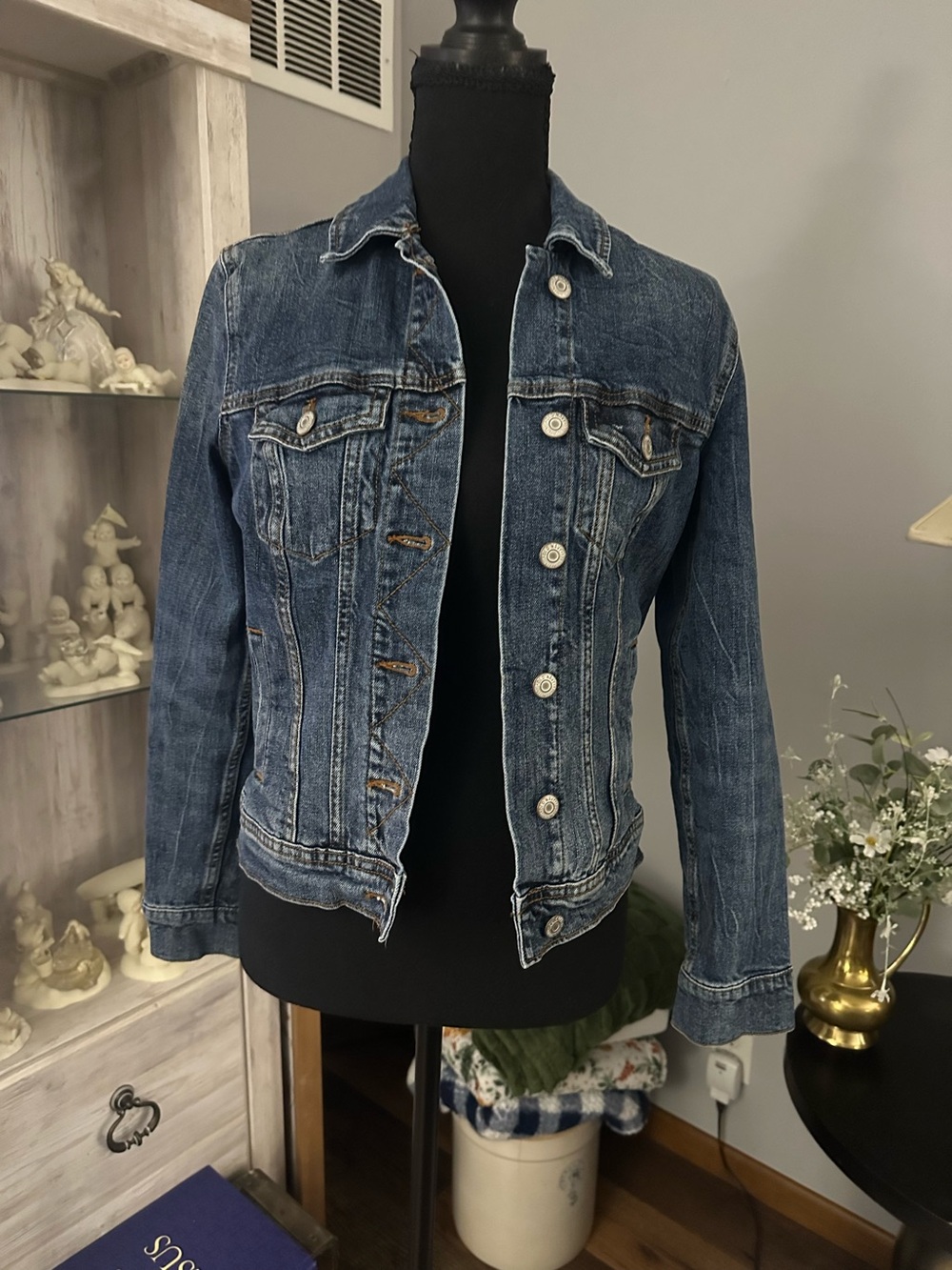 Old Navy Dark Blue Denim Jacket